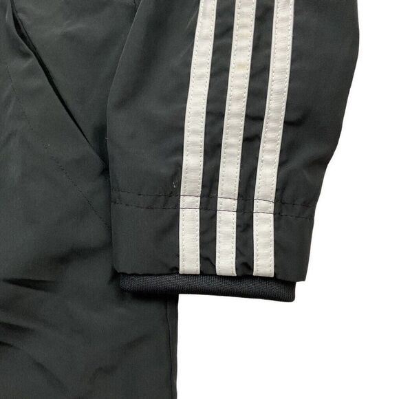 Adidas Full Zip Track Jacket Boys Size 7 Black & Red - Picture 6 of 8